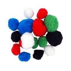 AussieSuperStore Art & Craft Essentials Pom Poms Pom Poms  | Craft Pom Poms 9331468015017 VCP15